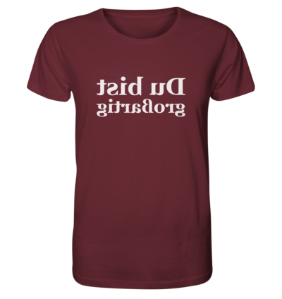 Spiegelgewand - Reiche deinem Spiegelbild die Hand - front organic shirt 672b34 1116x 1