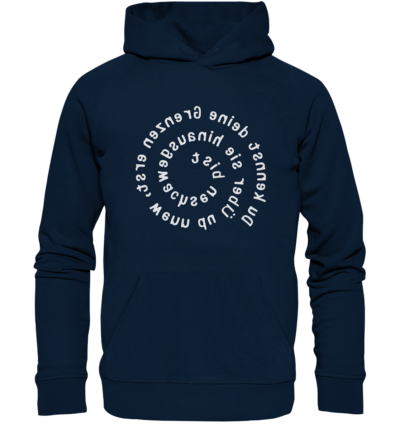 Spiegelgewand - Reiche deinem Spiegelbild die Hand - front organic hoodie 0e2035 1116x 2