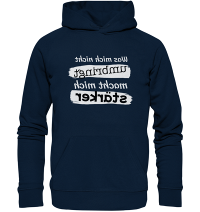 Spiegelgewand - Reiche deinem Spiegelbild die Hand - front organic hoodie 0e2035 1116x 28