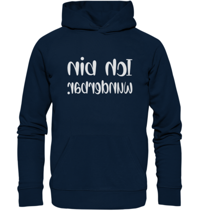 Spiegelgewand - Reiche deinem Spiegelbild die Hand - front organic hoodie 0e2035 1116x 50