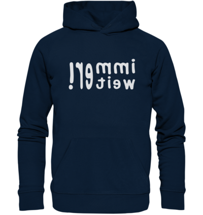 Spiegelgewand - Reiche deinem Spiegelbild die Hand - front organic hoodie 0e2035 1116x 51