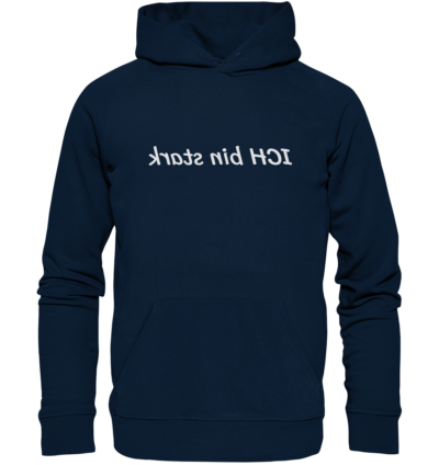 Spiegelgewand - Reiche deinem Spiegelbild die Hand - front organic hoodie 0e2035 1116x 56