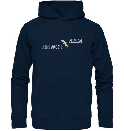 Spiegelgewand - Reiche deinem Spiegelbild die Hand - front organic hoodie 0e2035 1116x 58
