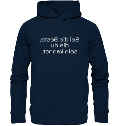 Spiegelgewand - Reiche deinem Spiegelbild die Hand - front organic hoodie 0e2035 1116x 63