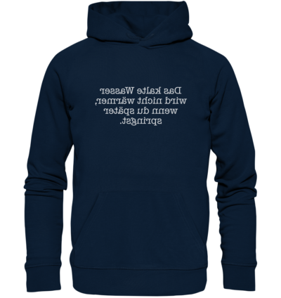 Spiegelgewand - Reiche deinem Spiegelbild die Hand - front organic hoodie 0e2035 1116x 75