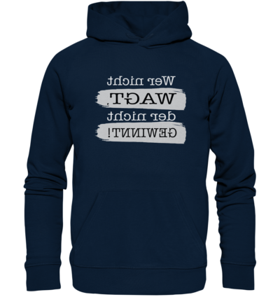 Spiegelgewand - Reiche deinem Spiegelbild die Hand - front organic hoodie 0e2035 1116x 82
