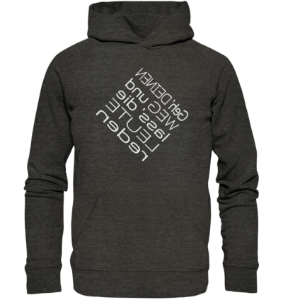 Spiegelgewand - Reiche deinem Spiegelbild die Hand - front organic hoodie 1b1c1a 1116x 10