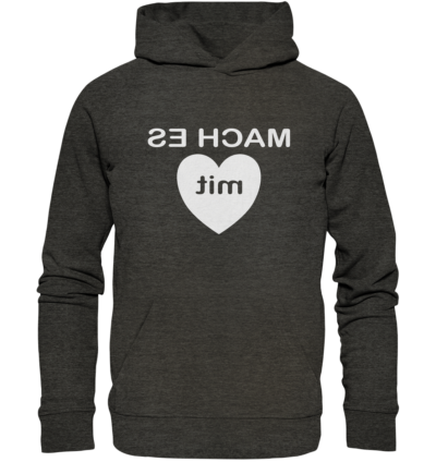 Spiegelgewand - Reiche deinem Spiegelbild die Hand - front organic hoodie 1b1c1a 1116x 42