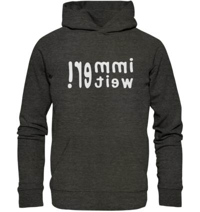 Spiegelgewand - Reiche deinem Spiegelbild die Hand - front organic hoodie 1b1c1a 1116x 51