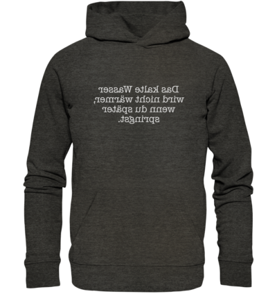 Spiegelgewand - Reiche deinem Spiegelbild die Hand - front organic hoodie 1b1c1a 1116x 75