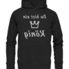Du bist ein König - Spiegelschrift - Hochwertiger Unisex Bio Hoodie