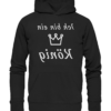 Ich bin ein König - Spiegelschrift - Hochwertiger Unisex Bio Hoodie
