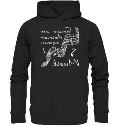 Spiegelgewand - Reiche deinem Spiegelbild die Hand - front organic hoodie 272727 1116x 24