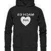 Mach es mit Herz - Spiegelschrift - Hochwertiger Unisex Bio Hoodie