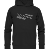Mit kleinen Schritten - Spiegelschrift - Hochwertiger Unisex Bio Hoodie