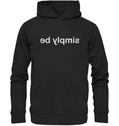 Spiegelgewand - Reiche deinem Spiegelbild die Hand - front organic hoodie 272727 1116x 47