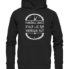 Das Leben ist zu kurz für später - Spiegelschrift - Hochwertiger Unisex Bio Hoodie