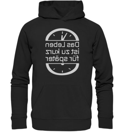 Spiegelgewand - Reiche deinem Spiegelbild die Hand - front organic hoodie 272727 1116x 5