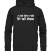 Don't wish for it, work for it! - Spiegelschrift - Hochwertiger Unisex Bio Hoodie