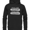 Wer nicht wagt, der nicht gewinnt! - Spiegelschrift - Hochwertiger Unisex Bio Hoodie