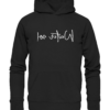 Weiter so! - Spiegelschrift - Hochwertiger Unisex Bio Hoodie