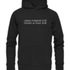 If it doesn't open, it's not a door. - Spiegelschrift - Hochwertiger Unisex Bio Hoodie