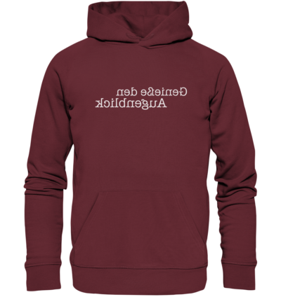 Spiegelgewand - Reiche deinem Spiegelbild die Hand - front organic hoodie 672b34 1116x 14