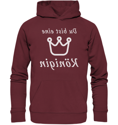 Spiegelgewand - Reiche deinem Spiegelbild die Hand - front organic hoodie 672b34 1116x 15