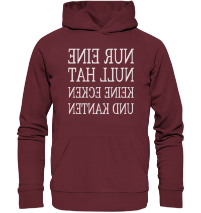 Spiegelgewand - Reiche deinem Spiegelbild die Hand - front organic hoodie 672b34 1116x 21