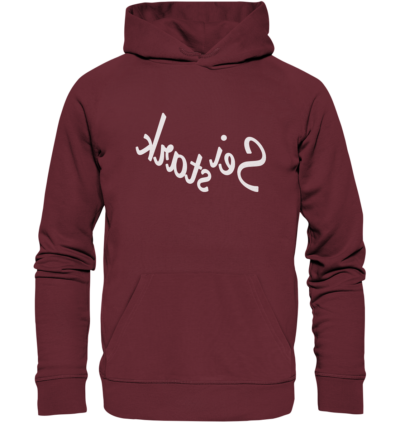 Spiegelgewand - Reiche deinem Spiegelbild die Hand - front organic hoodie 672b34 1116x 38