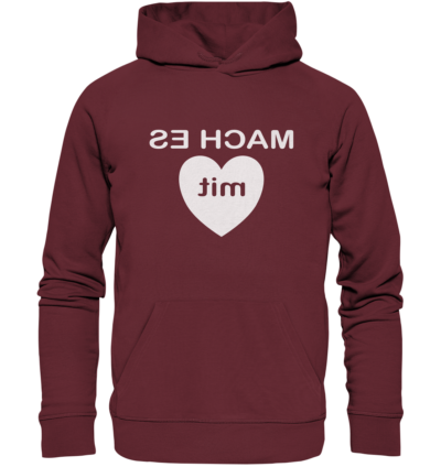 Spiegelgewand - Reiche deinem Spiegelbild die Hand - front organic hoodie 672b34 1116x 42