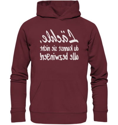 Spiegelgewand - Reiche deinem Spiegelbild die Hand - front organic hoodie 672b34 1116x 52