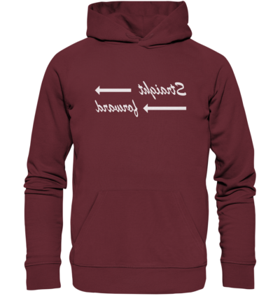 Spiegelgewand - Reiche deinem Spiegelbild die Hand - front organic hoodie 672b34 1116x 54