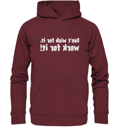 Spiegelgewand - Reiche deinem Spiegelbild die Hand - front organic hoodie 672b34 1116x 78