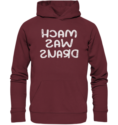 Spiegelgewand - Reiche deinem Spiegelbild die Hand - front organic hoodie 672b34 1116x 80