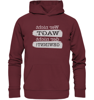 Spiegelgewand - Reiche deinem Spiegelbild die Hand - front organic hoodie 672b34 1116x 82