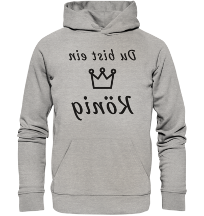 Spiegelgewand - Reiche deinem Spiegelbild die Hand - front organic hoodie c2c1c0 1116x 16