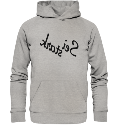 Spiegelgewand - Reiche deinem Spiegelbild die Hand - front organic hoodie c2c1c0 1116x 38