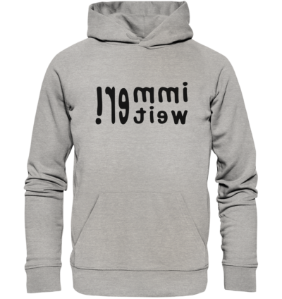 Spiegelgewand - Reiche deinem Spiegelbild die Hand - front organic hoodie c2c1c0 1116x 51
