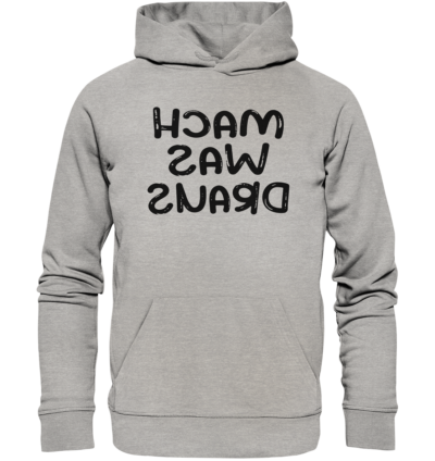 Spiegelgewand - Reiche deinem Spiegelbild die Hand - front organic hoodie c2c1c0 1116x 80