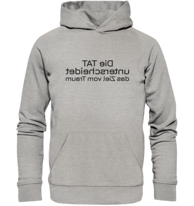 Spiegelgewand - Reiche deinem Spiegelbild die Hand - front organic hoodie c2c1c0 1116x 9