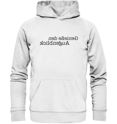 Spiegelgewand - Reiche deinem Spiegelbild die Hand - front organic hoodie f8f8f8 1116x 14