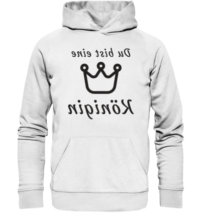 Spiegelgewand - Reiche deinem Spiegelbild die Hand - front organic hoodie f8f8f8 1116x 15