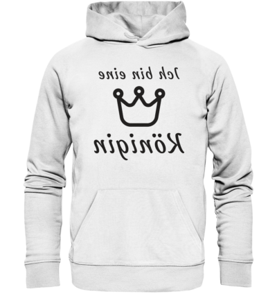 Spiegelgewand - Reiche deinem Spiegelbild die Hand - front organic hoodie f8f8f8 1116x 18