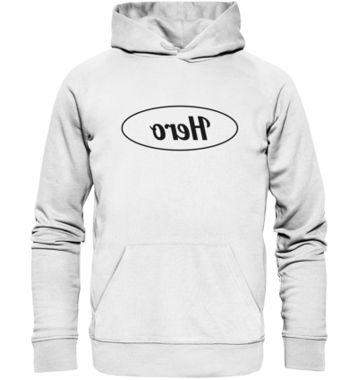Spiegelgewand - Reiche deinem Spiegelbild die Hand - front organic hoodie f8f8f8 1116x 27