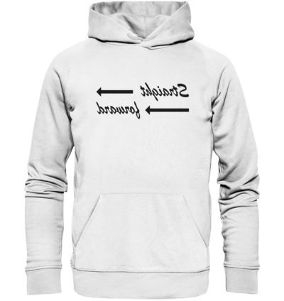 Spiegelgewand - Reiche deinem Spiegelbild die Hand - front organic hoodie f8f8f8 1116x 54