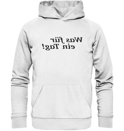 Spiegelgewand - Reiche deinem Spiegelbild die Hand - front organic hoodie f8f8f8 1116x 86