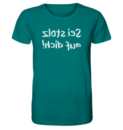 Spiegelgewand - Reiche deinem Spiegelbild die Hand - front organic shirt 007373 1116x 66