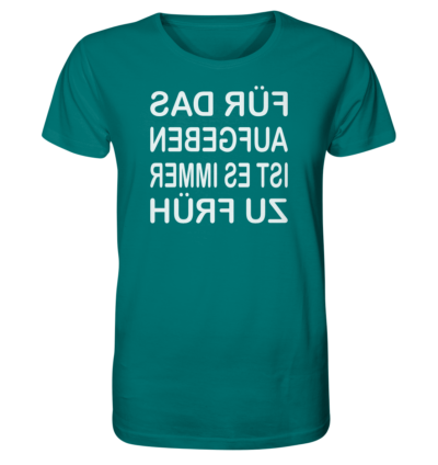 Spiegelgewand - Reiche deinem Spiegelbild die Hand - front organic shirt 007373 1116x 79