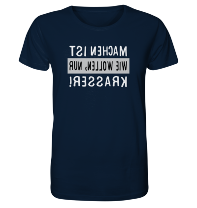 Spiegelgewand - Reiche deinem Spiegelbild die Hand - front organic shirt 0e2035 1116x 20